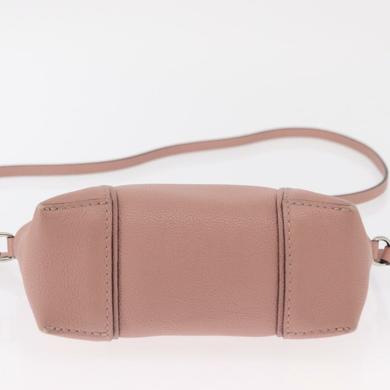 【日本直送】路易威登 Parnasea Nano Lockit 手提包 皮革 粉紅色 M61256 LV 正品 ka1550-4