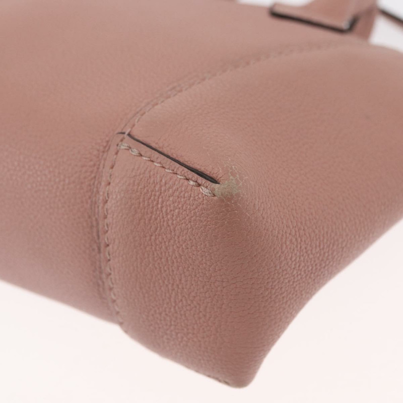 【日本直送】路易威登 Parnasea Nano Lockit 手提包 皮革 粉紅色 M61256 LV 正品 ka1550-15