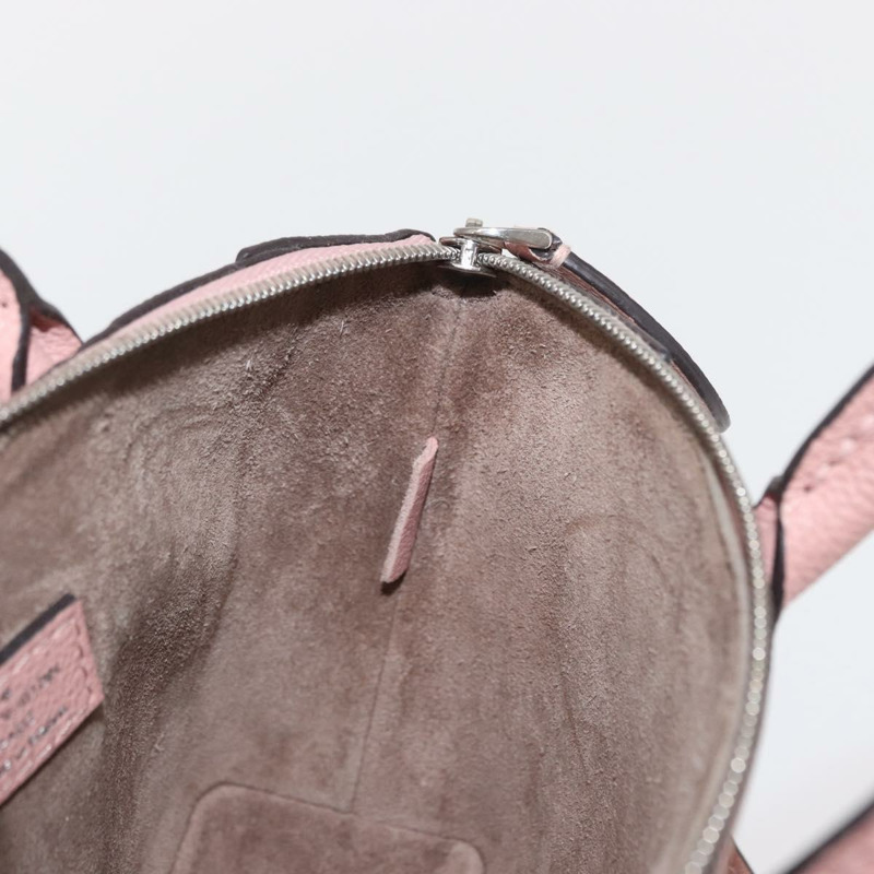 【日本直送】路易威登 Parnasea Nano Lockit 手提包 皮革 粉紅色 M61256 LV 正品 ka1550-20