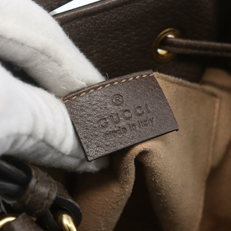 【日本直送】GUCCI GG Supreme Web Sherry Line Ophidia 手提包 PVC 兩用米色 550621 正品 ka1592M-18