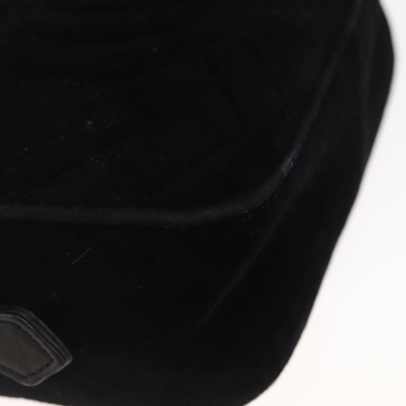 【日本直送】GUCCI GG Marmont 迷你相機包鏈條包麂皮黑色金色 448065 正品 ka1530-14