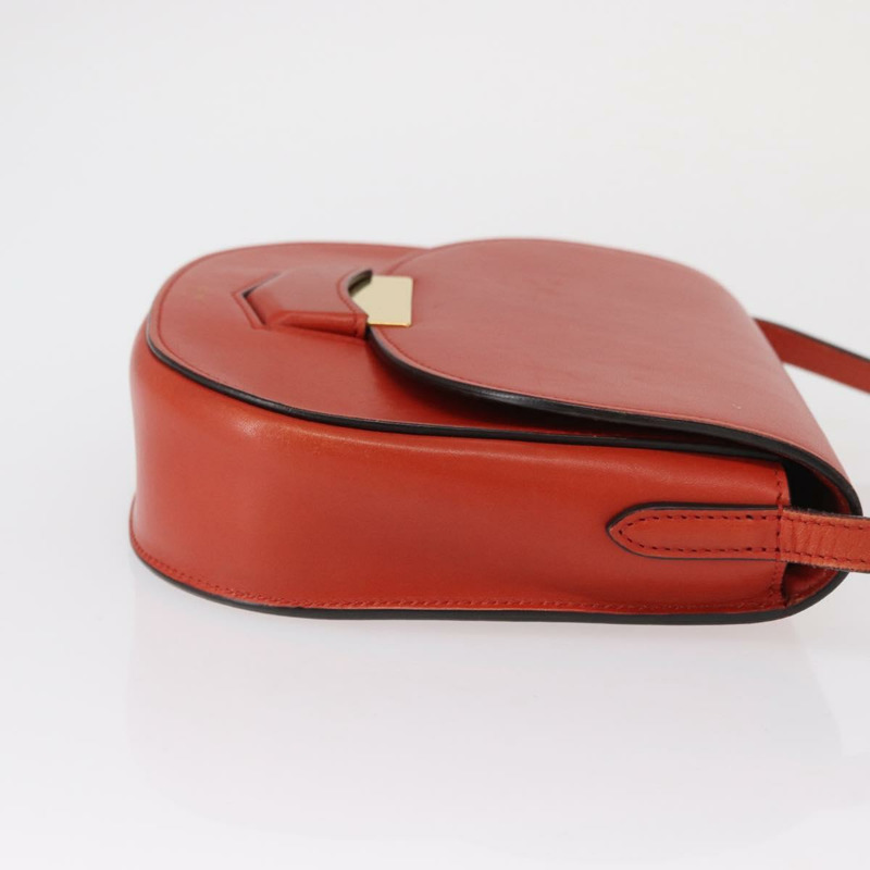 【日本直送】CELINE 橘色金色皮革肩背包 正品 ka1547-2