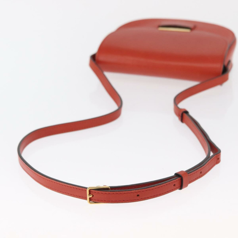 【日本直送】CELINE 橘色金色皮革肩背包 正品 ka1547-6