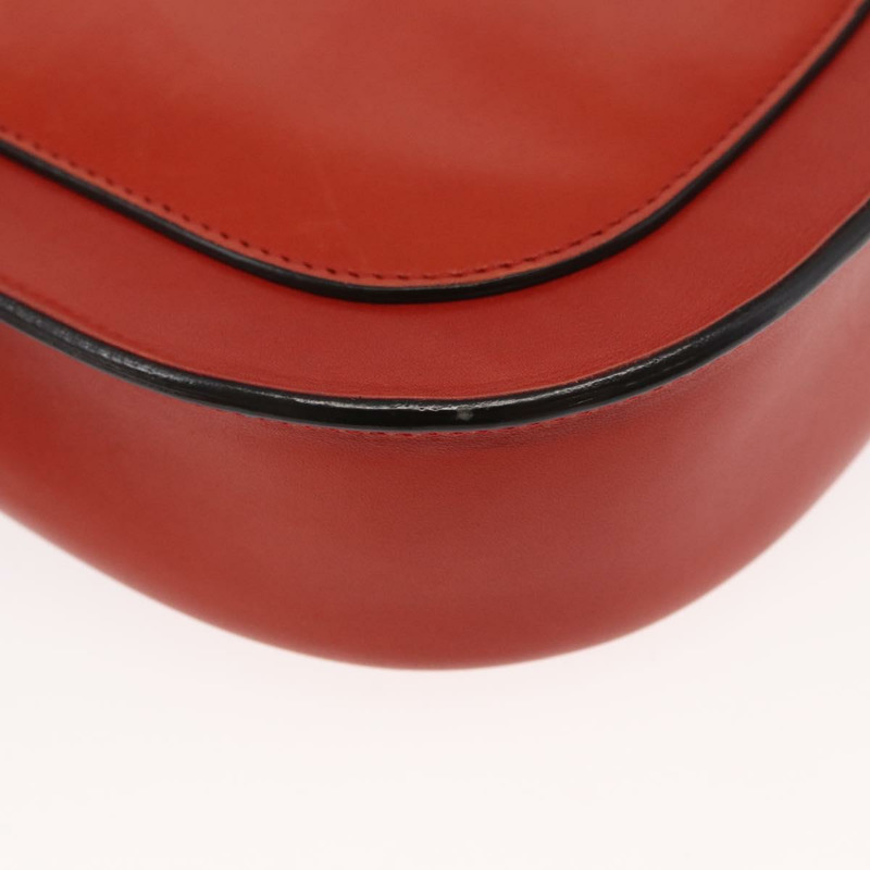 【日本直送】CELINE 橘色金色皮革肩背包 正品 ka1547-14