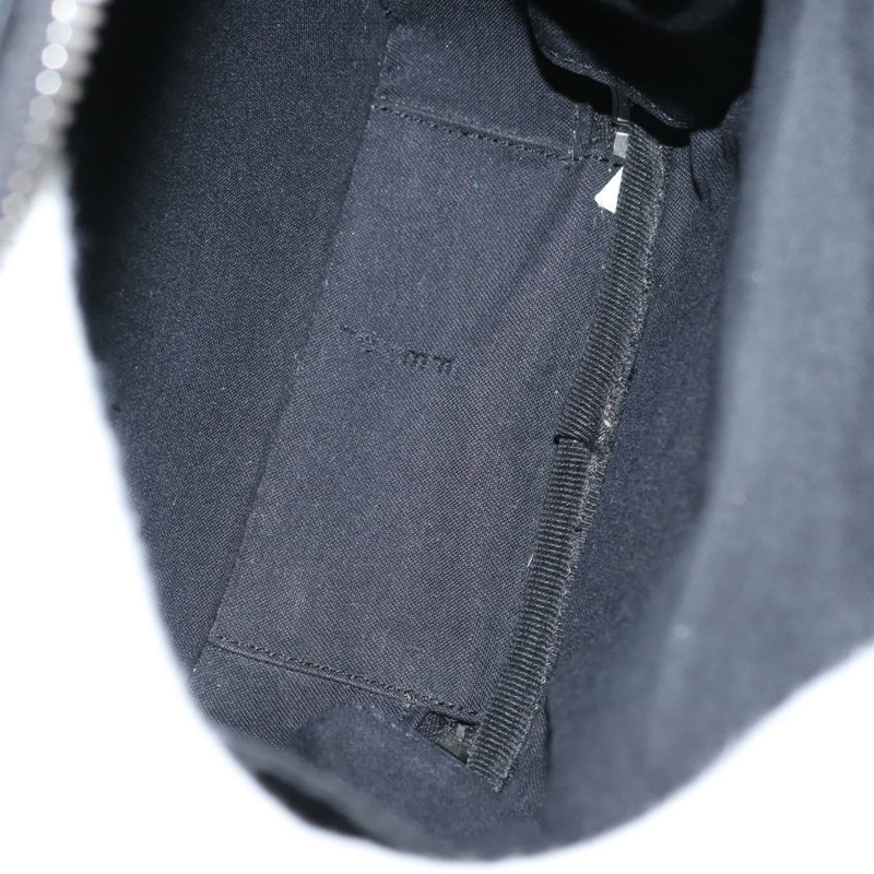 【日本直送】FENDI 旅行迷你包手提包真皮兩用黑色銀色正品 ka1501M-9