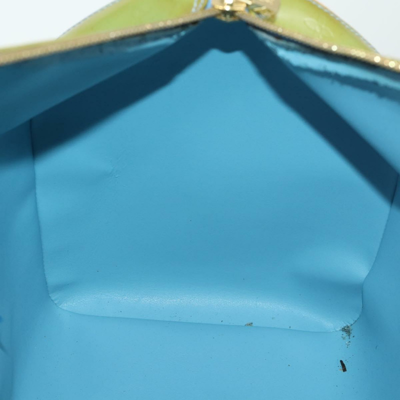 【日本直送】路易威登 Monogram Vernis Mercer 波士頓包 淺藍色 M91001 LV 正品 165393-19