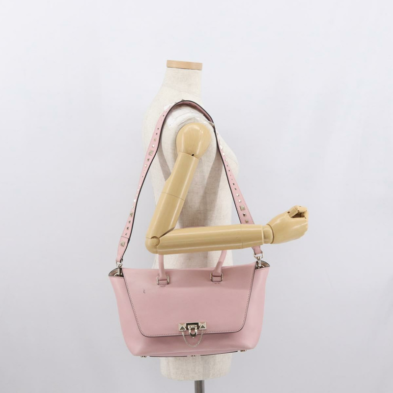 【日本直送】VALENTINO 手提包 皮革 兩用 粉金配色 正品 ka1580-25