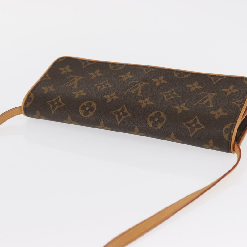 【日本直送】路易威登 Monogram Pochette Twin GM 單肩包 M51852 LV Auth ka1548-5