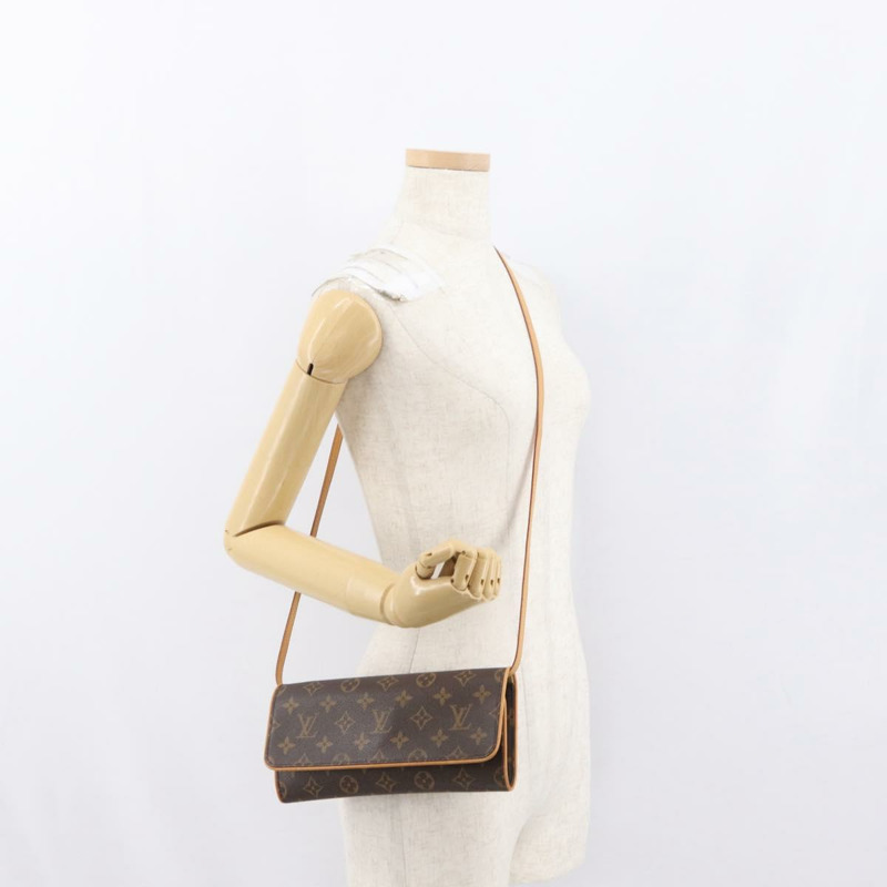 【日本直送】路易威登 Monogram Pochette Twin GM 單肩包 M51852 LV Auth ka1548-21