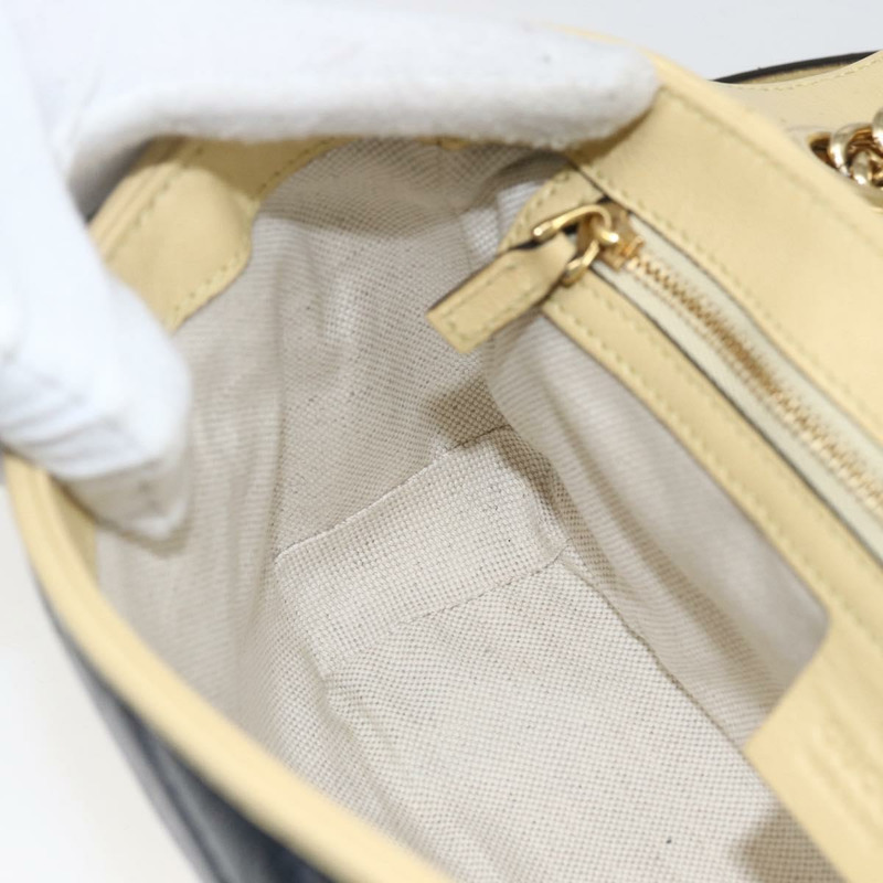 【日本直送】GUCCI GG Marmont 鏈條單肩包 皮革 紅色 金色 443497 正品 ka1515SAM-20