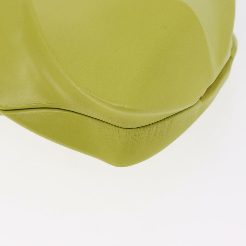 【日本直送】BOTTEGA VENETA 手拿包 皮革 綠色 正品 ka1582M-14