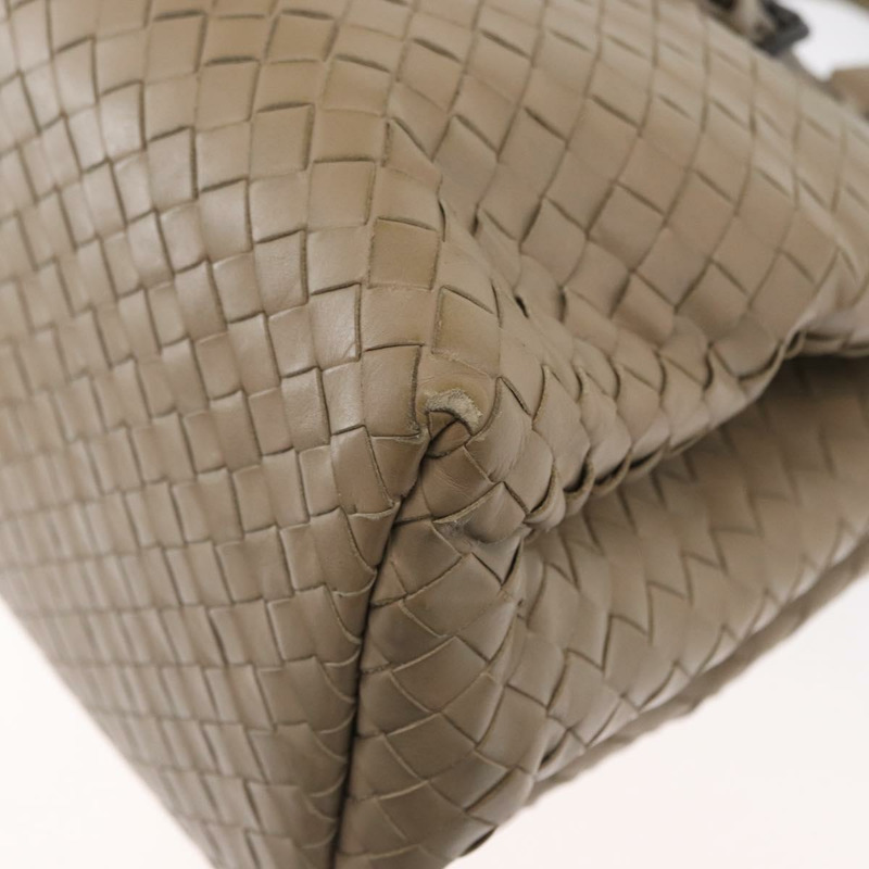 【日本直送】BOTTEGA VENETA INTRECCIATO 手袋皮革 2way 灰色 正品 165395-17