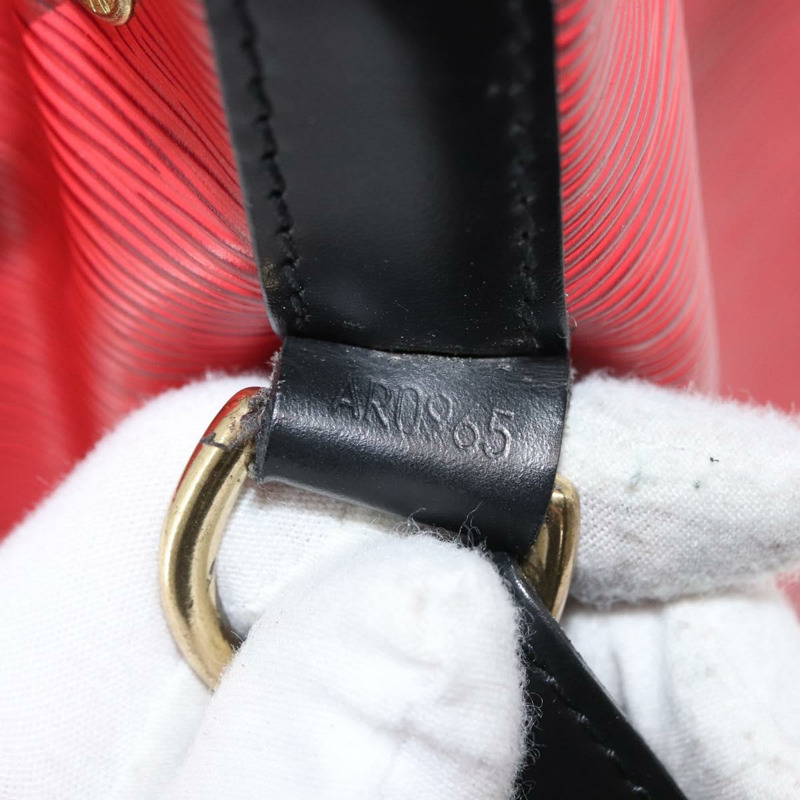 【日本直送】路易威登 Epi Petit Noe 雙色肩背包 黑紅 M44017 LV 正品 165805-11