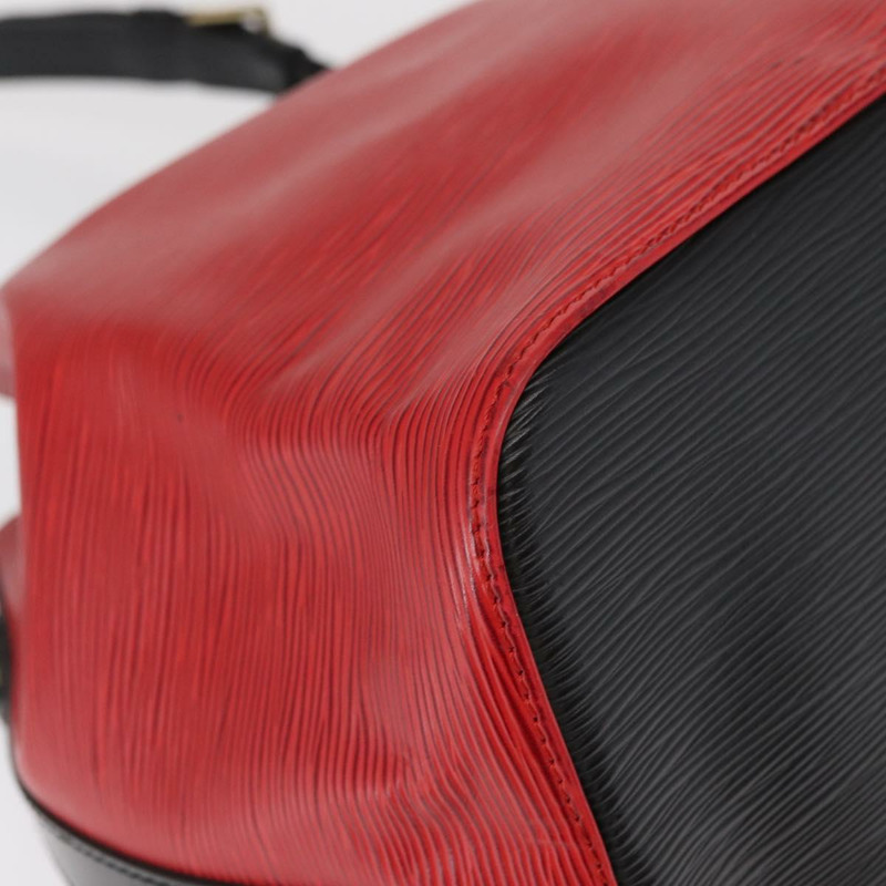 【日本直送】路易威登 Epi Petit Noe 雙色肩背包 黑紅 M44017 LV 正品 165805-14