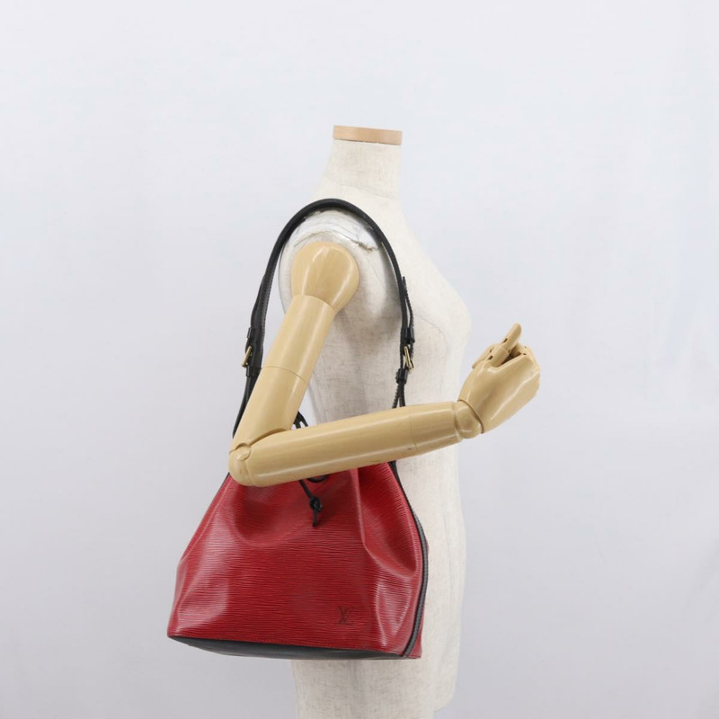 【日本直送】路易威登 Epi Petit Noe 雙色肩背包 黑紅 M44017 LV 正品 165805-20