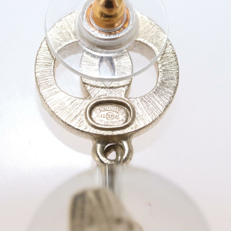 【日本直送】香奈兒 COCO 標誌穿孔耳環 金屬金色 CC Auth ka1574-14