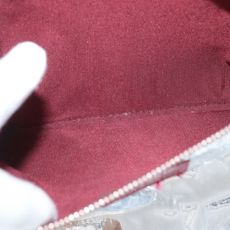 【日本直送】香奈兒 Choco Bar 鏈條手提包 No5 帆布海軍藍銀色 CC Auth 164674V-21