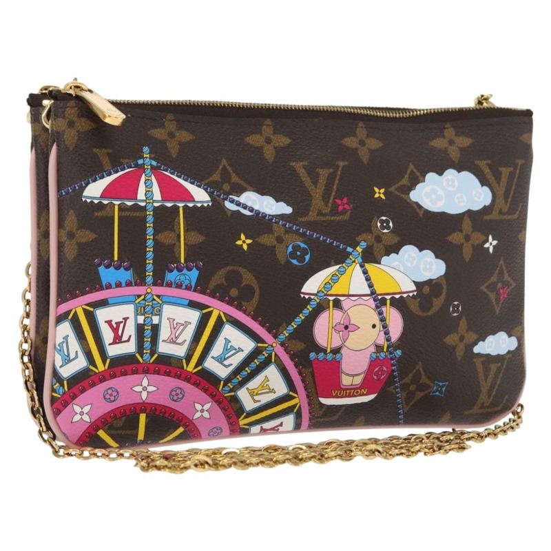 【日本直送】路易威登 Monogram Vivienne 手拿包雙拉鍊包 M69744 LV 正品 ka1506SAM-0