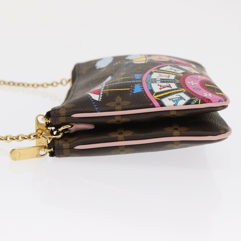 【日本直送】路易威登 Monogram Vivienne 手拿包雙拉鍊包 M69744 LV 正品 ka1506SAM-3