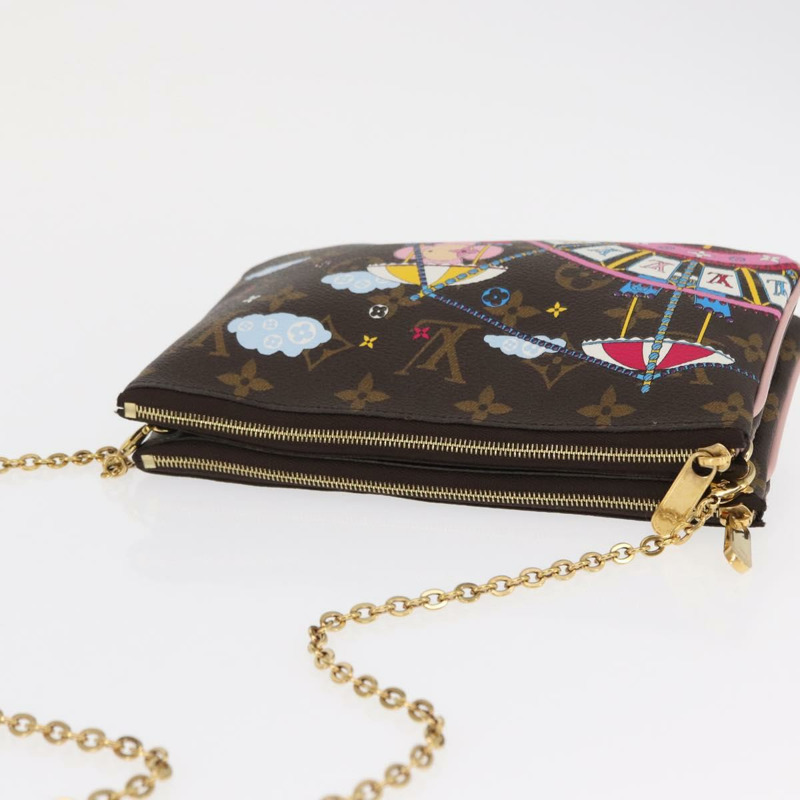 【日本直送】路易威登 Monogram Vivienne 手拿包雙拉鍊包 M69744 LV 正品 ka1506SAM-5