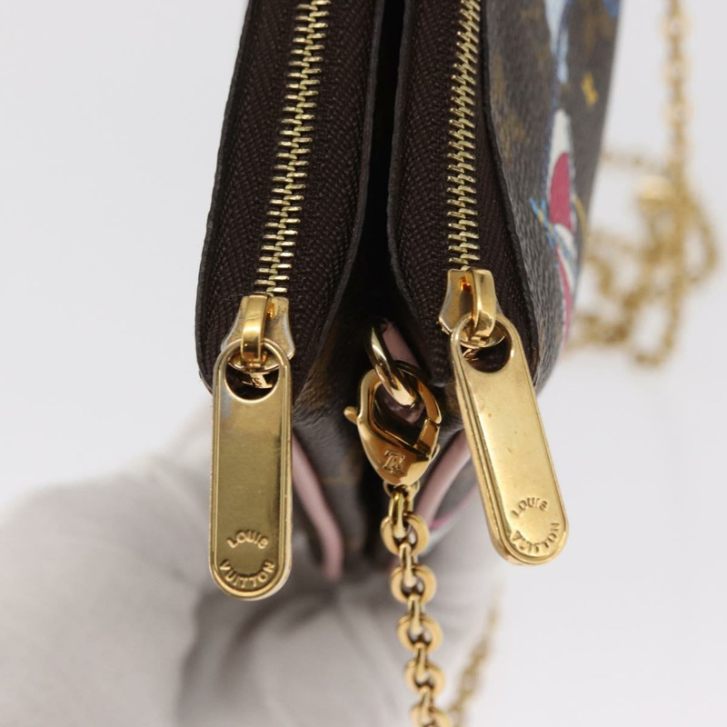 【日本直送】路易威登 Monogram Vivienne 手拿包雙拉鍊包 M69744 LV 正品 ka1506SAM-8