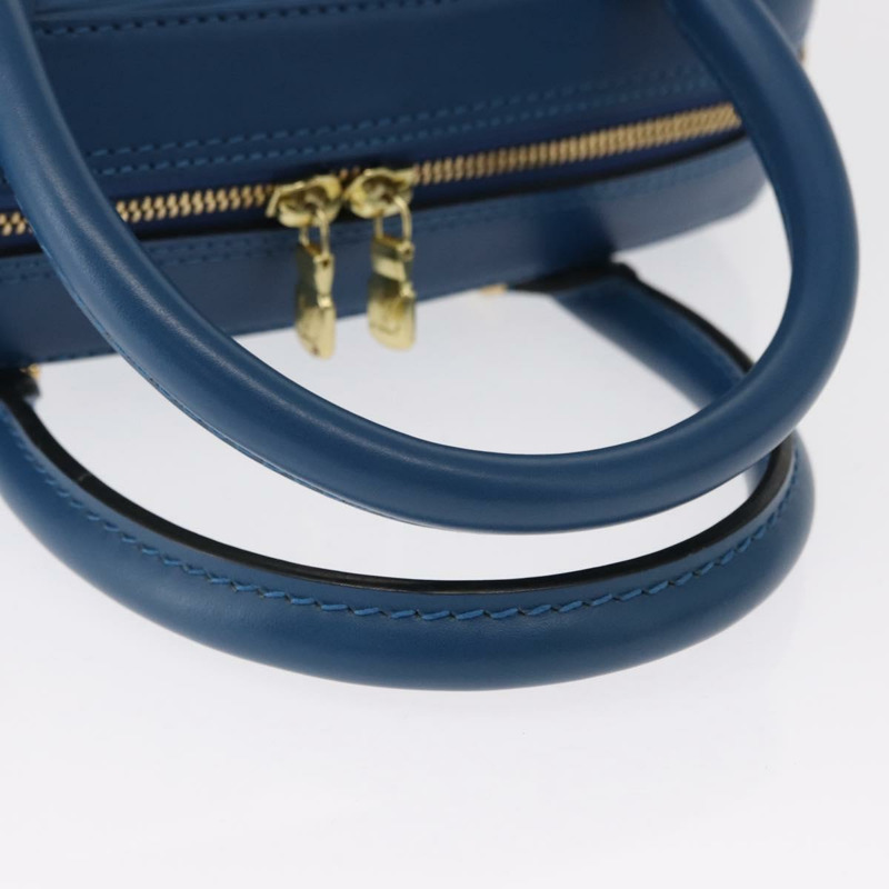 【日本直送】路易威登 Epi Sablon 手提包 Toledo 藍色 M52045 LV 正品 ka1518V-7