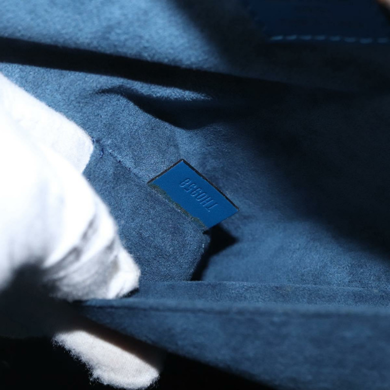 【日本直送】路易威登 Epi Sablon 手提包 Toledo 藍色 M52045 LV 正品 ka1518V-10