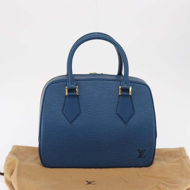 【日本直送】路易威登 Epi Sablon 手提包 Toledo 藍色 M52045 LV 正品 ka1518V-11