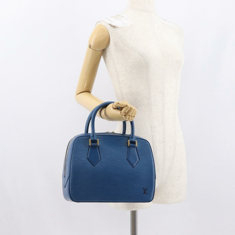 【日本直送】路易威登 Epi Sablon 手提包 Toledo 藍色 M52045 LV 正品 ka1518V-22