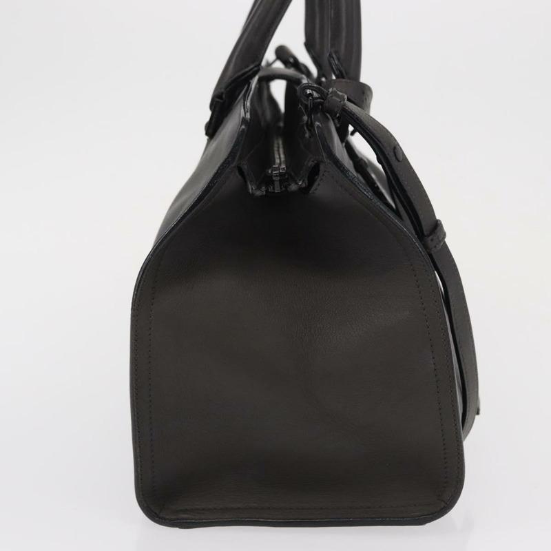 【日本直送】SAINT LAURENT 手提包 皮革 2way 灰色 Auth ka1529V-3