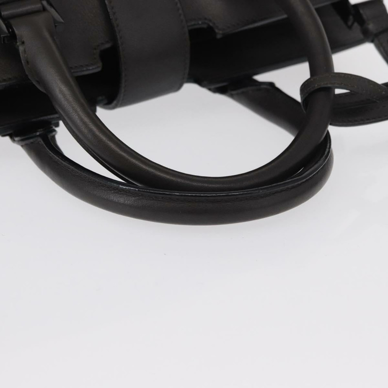 【日本直送】SAINT LAURENT 手提包 皮革 2way 灰色 Auth ka1529V-6