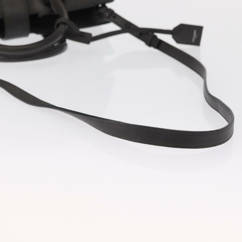 【日本直送】SAINT LAURENT 手提包 皮革 2way 灰色 Auth ka1529V-7