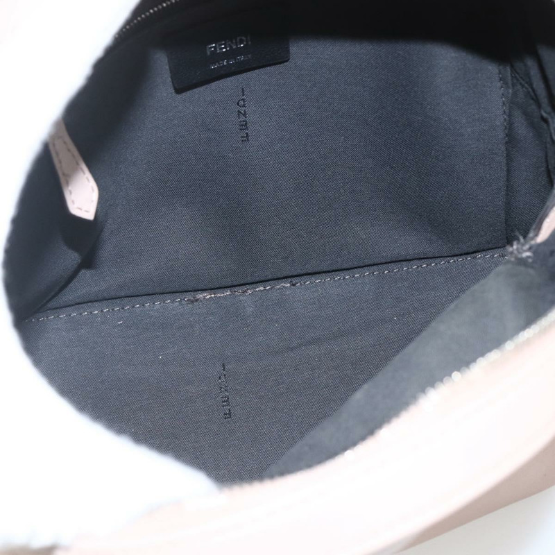 【日本直送】FENDI By The Way 雙肩包，皮革，米色/銀色，正品 ka1520M-9