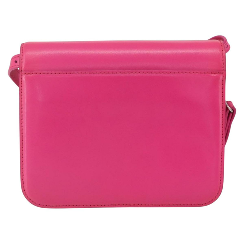 【日本直送】BALENCIAGA 粉紅銀色皮革肩背包 592898 正品 ka1527V-1