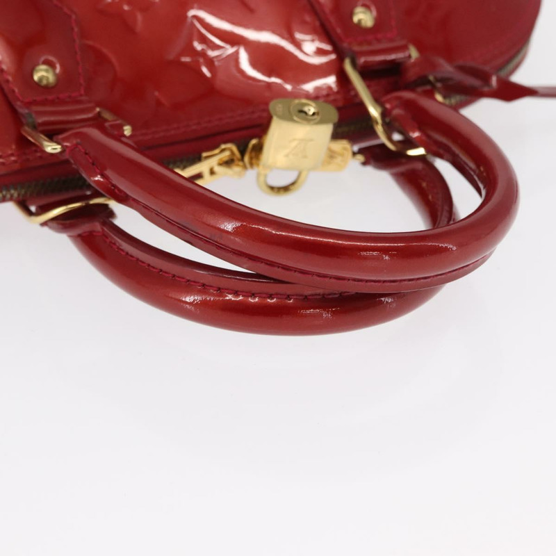 【日本直送】路易威登 Monogram Vernis Alma 小號包 Rouge Grunadine M91693 正品 165861-6