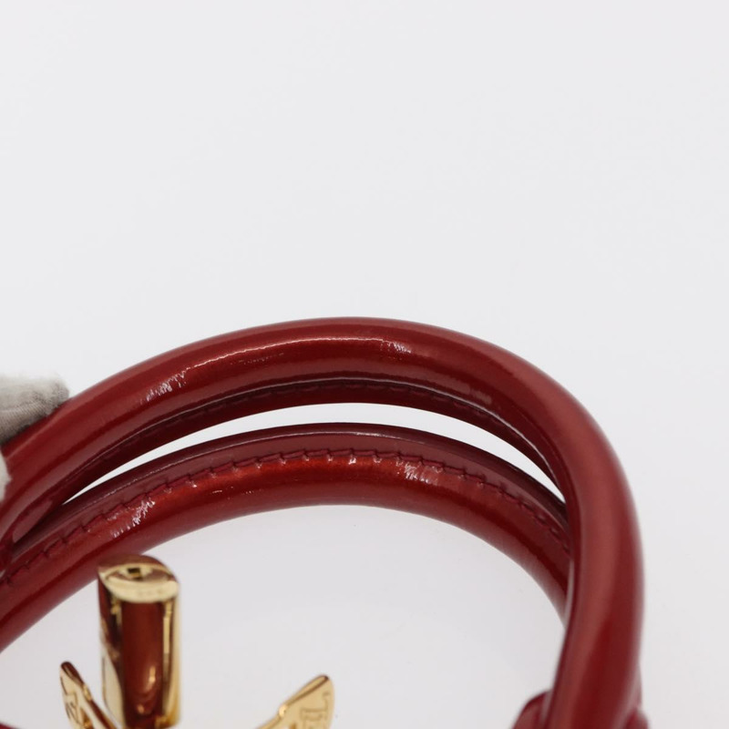 【日本直送】路易威登 Monogram Vernis Alma 小號包 Rouge Grunadine M91693 正品 165861-7