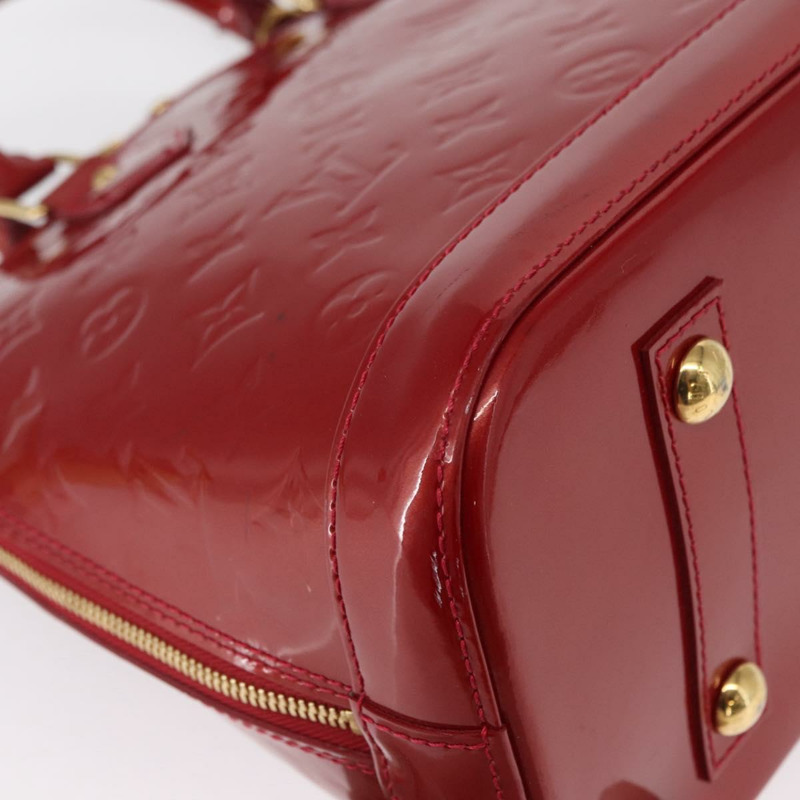 【日本直送】路易威登 Monogram Vernis Alma 小號包 Rouge Grunadine M91693 正品 165861-14