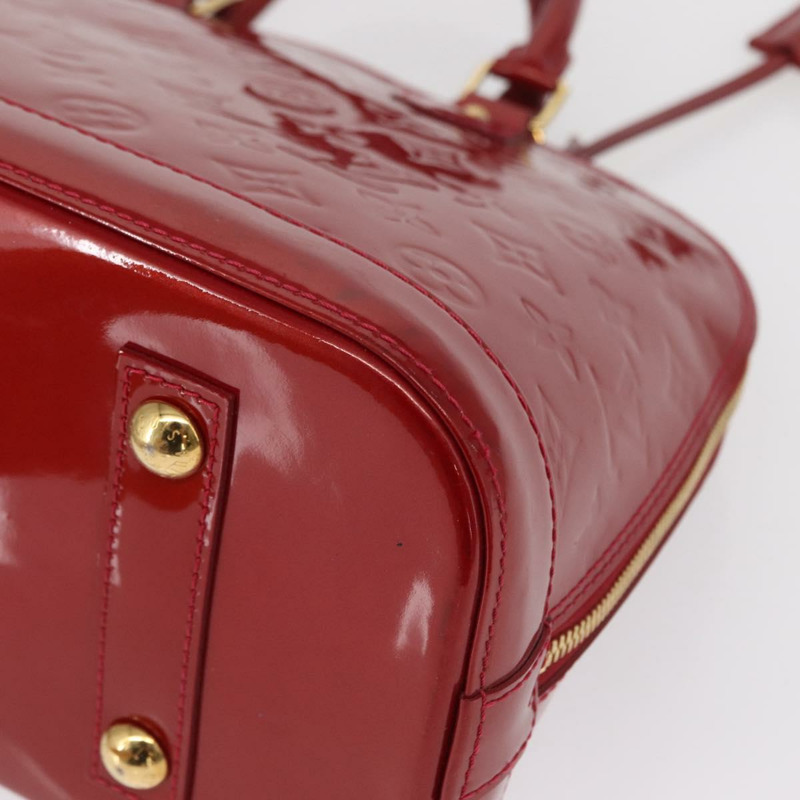【日本直送】路易威登 Monogram Vernis Alma 小號包 Rouge Grunadine M91693 正品 165861-15