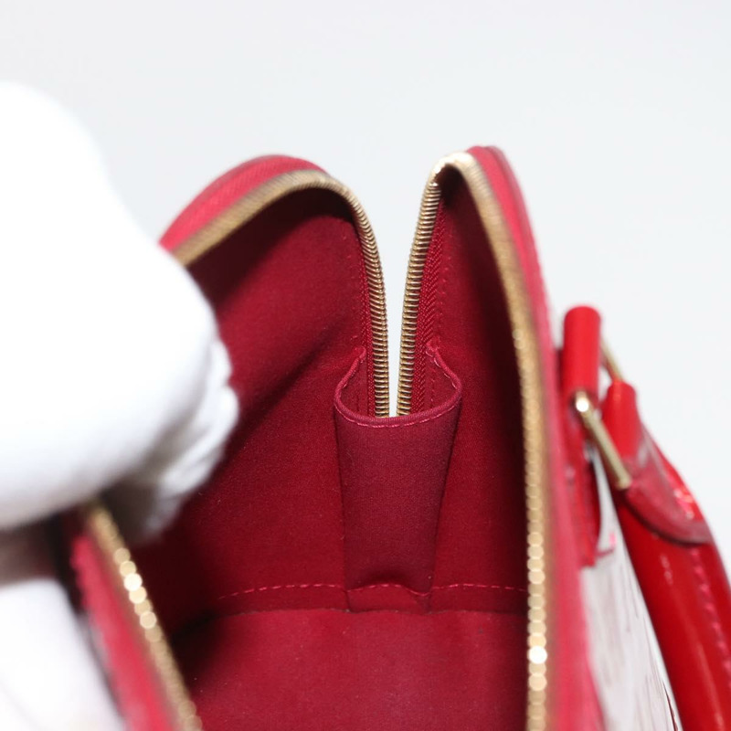 【日本直送】路易威登 Monogram Vernis Alma 小號包 Rouge Grunadine M91693 正品 165861-19