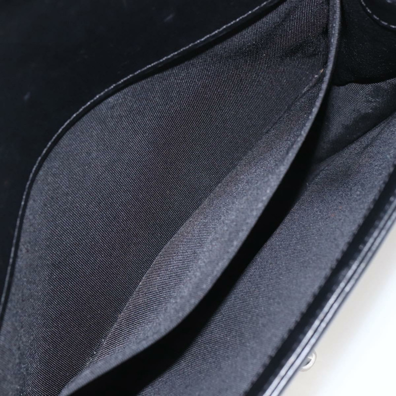 【日本直送】香奈兒 (CHANEL) 鏈條 Boy Chanel V 縫線包 皮革 黑色 銀色 CC 正品 ka1417SAM-19