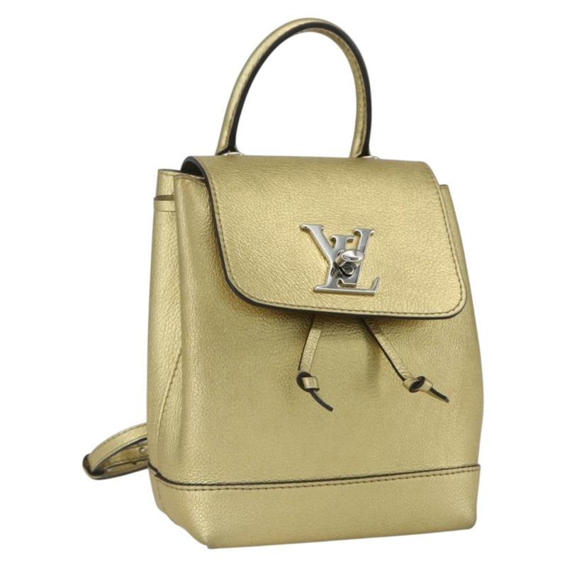 【日本直送】路易威登 Rock Me 雙肩包，皮革材質，金色，貨號 M54575，LV 正品，貨號 ka1551M-0