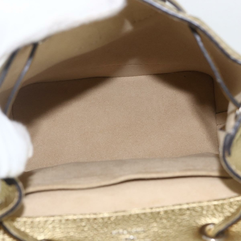 【日本直送】路易威登 Rock Me 雙肩包，皮革材質，金色，貨號 M54575，LV 正品，貨號 ka1551M-9