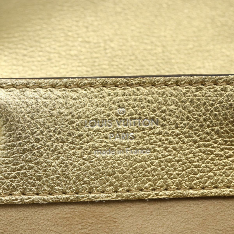 【日本直送】路易威登 Rock Me 雙肩包，皮革材質，金色，貨號 M54575，LV 正品，貨號 ka1551M-19