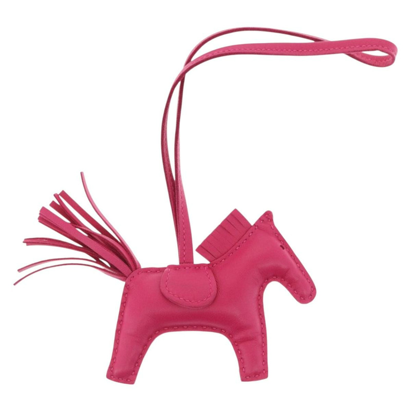 【日本直送】愛馬仕 Rodeo PM 吊飾 皮革 粉紅色 正品 ka1569M-5