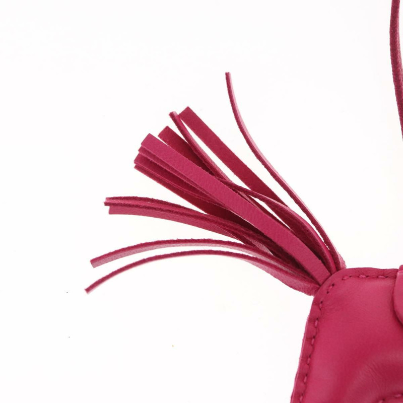 【日本直送】愛馬仕 Rodeo PM 吊飾 皮革 粉紅色 正品 ka1569M-7