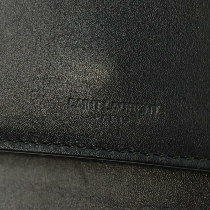【日本直送】SAINT LAURENT 鏈條肩背包 皮革 黑色 金色 315681 正品 165612V-17