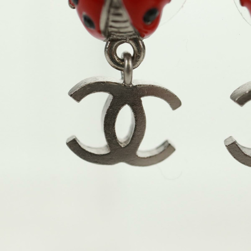 【日本直送】香奈兒 (CHANEL) 瓢蟲 COCO 標誌金屬銀色 CC Auth 161238SM-2