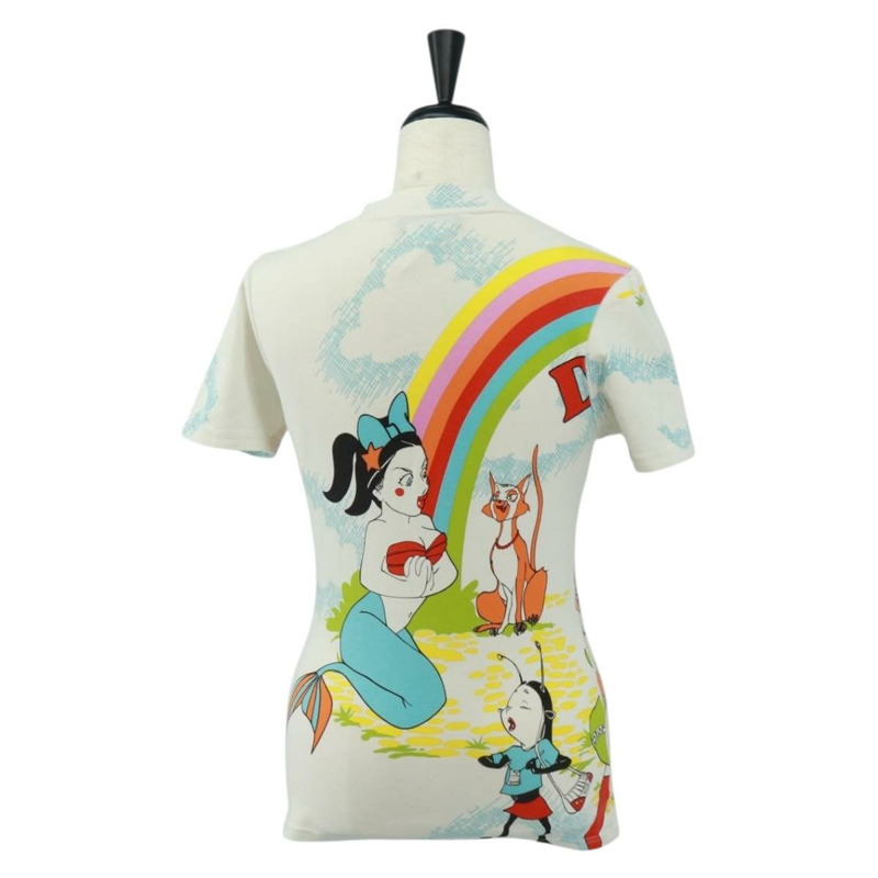 【日本直送】Christian Dior Galliano 時期短袖T卹，純棉白色，正品，貨號164303M-1