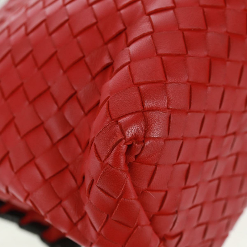 【日本直送】BOTTEGA VENETA INTRECCIATO 皮革紅色肩包 正品 154274V-15