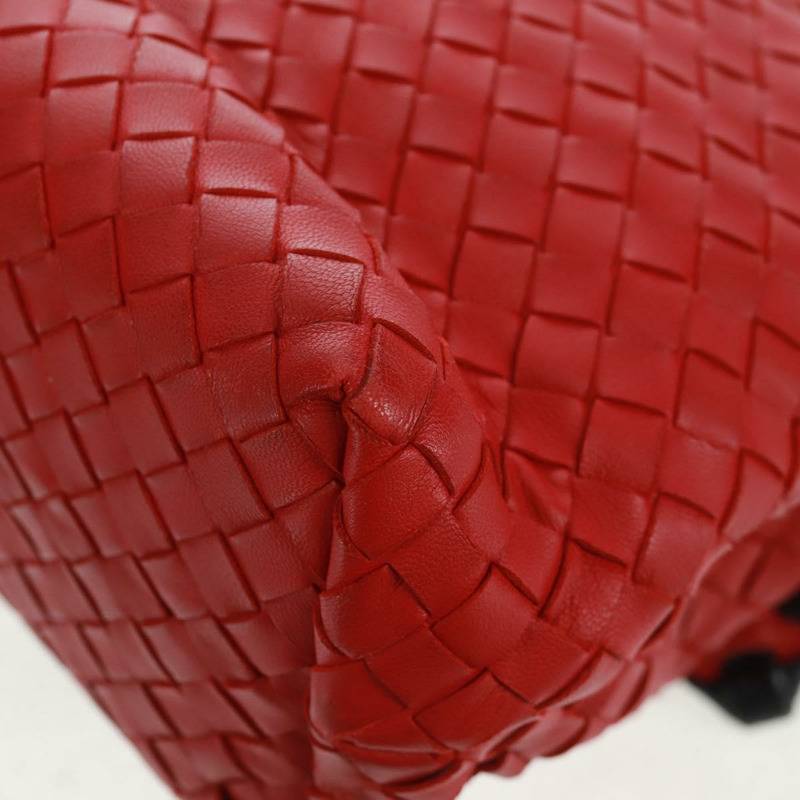 【日本直送】BOTTEGA VENETA INTRECCIATO 皮革紅色肩包 正品 154274V-16